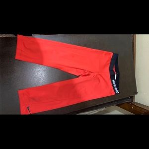 Nike Pro Red Leggings